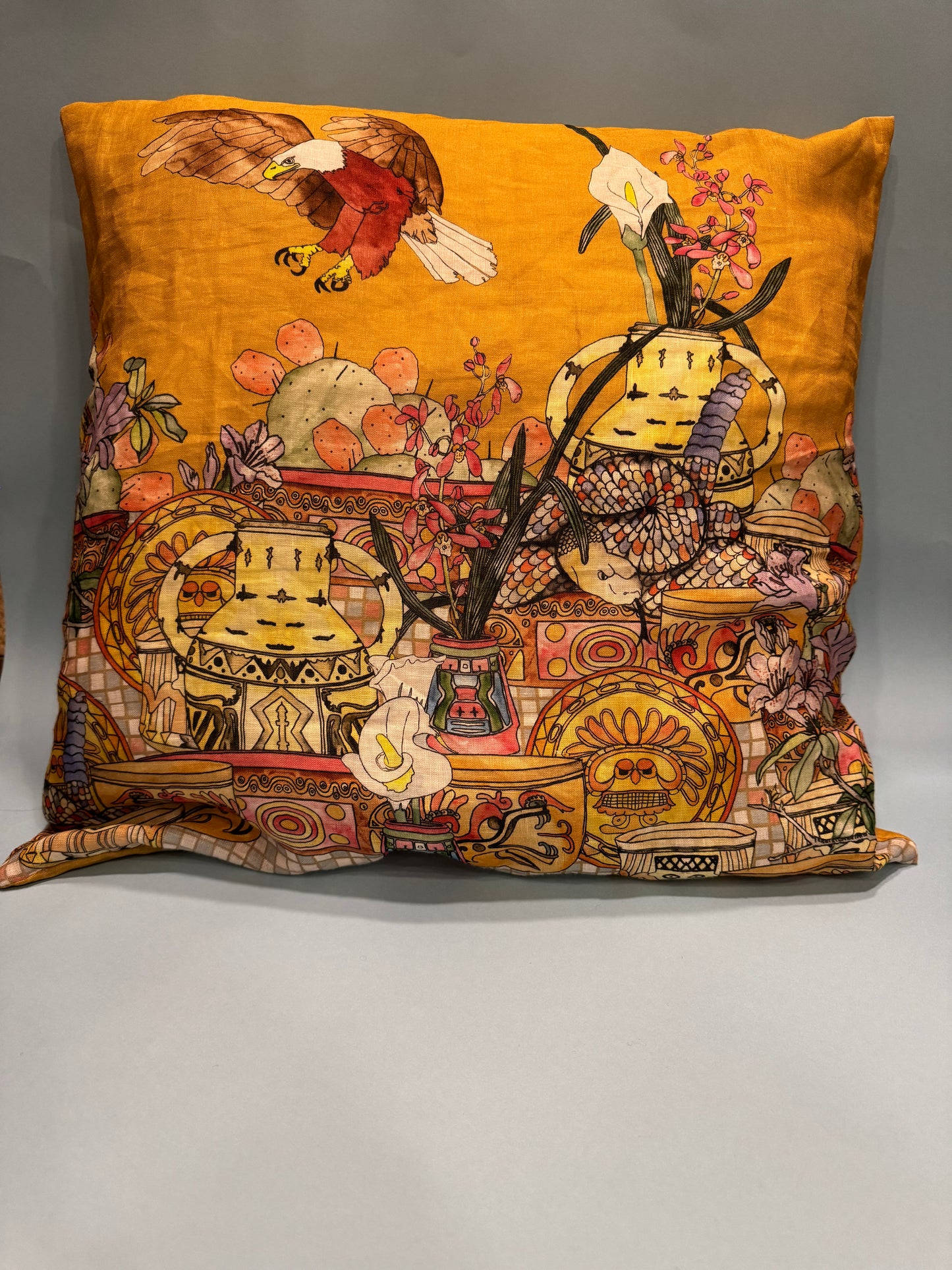 Pillow Mexican Vases