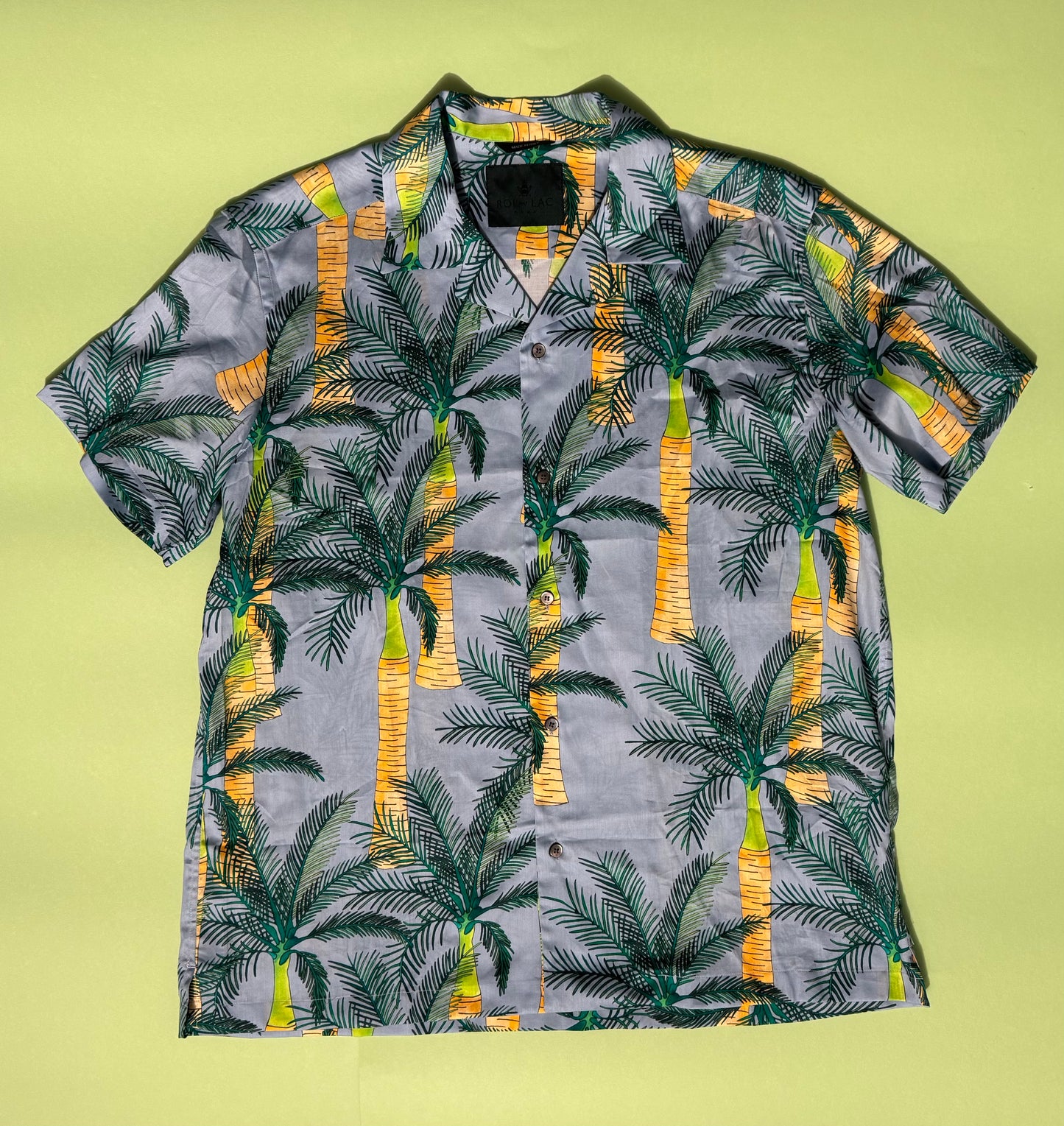 Palm Trees light blue