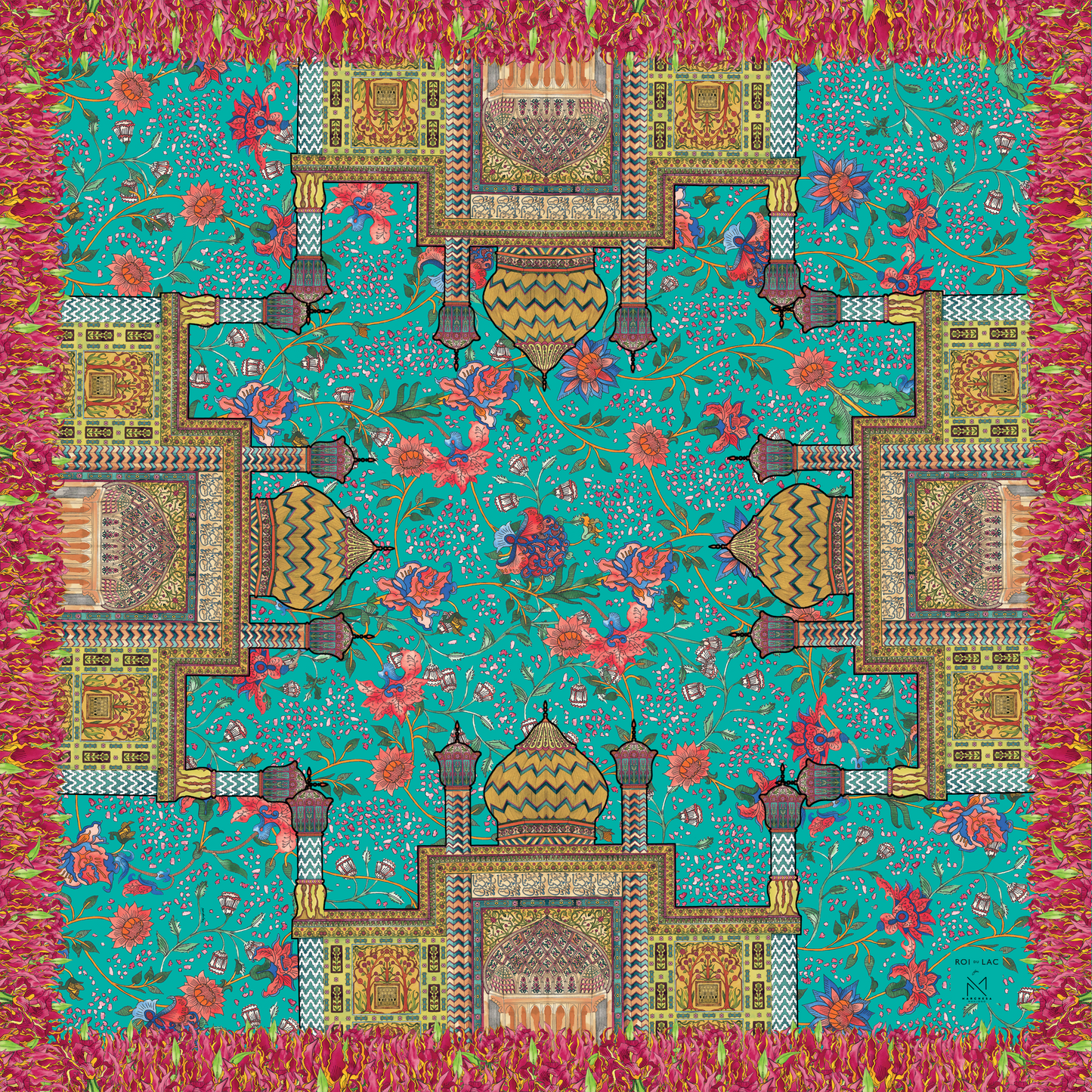 Mahjong Mat Taj Mahal