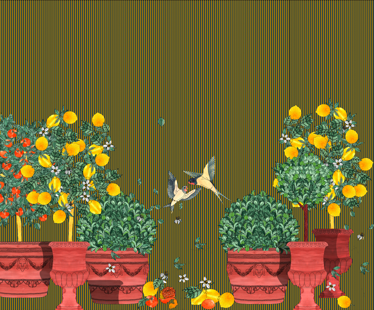 Shawl Italian Terrace