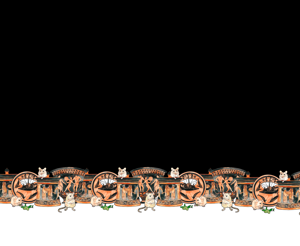 Shawl Greek Vases and Mice