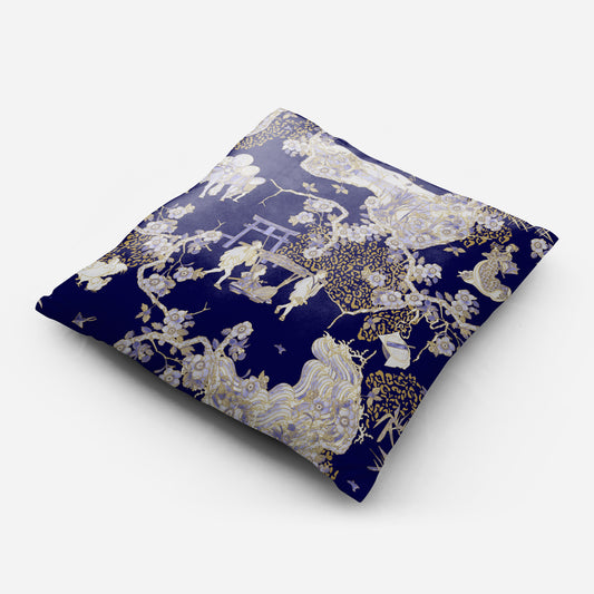 Toile de Jouy cushion