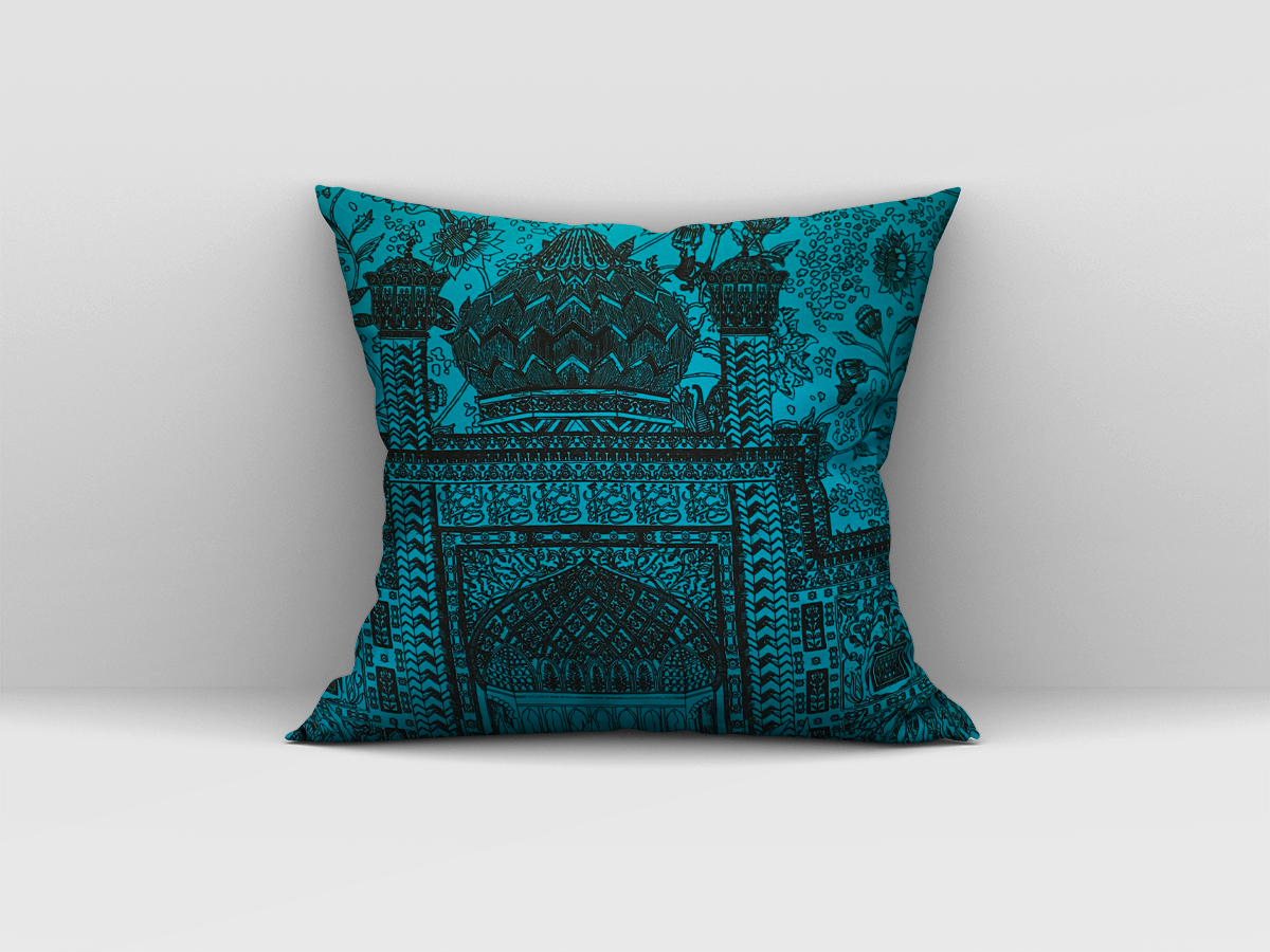 Damask cushion