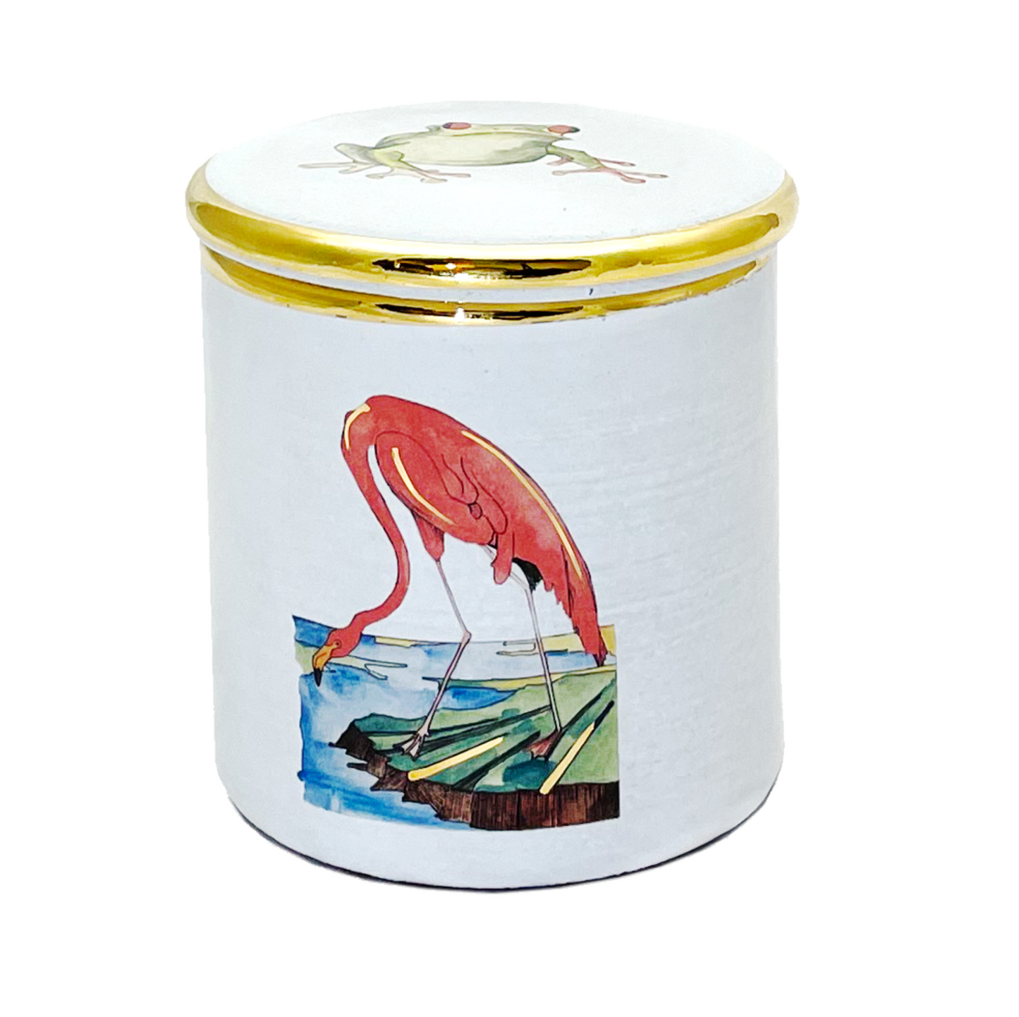 Scented ceramic candle Flamingo