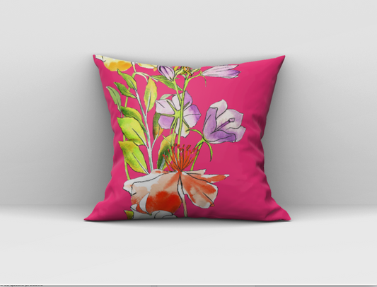 Rome flower cushion