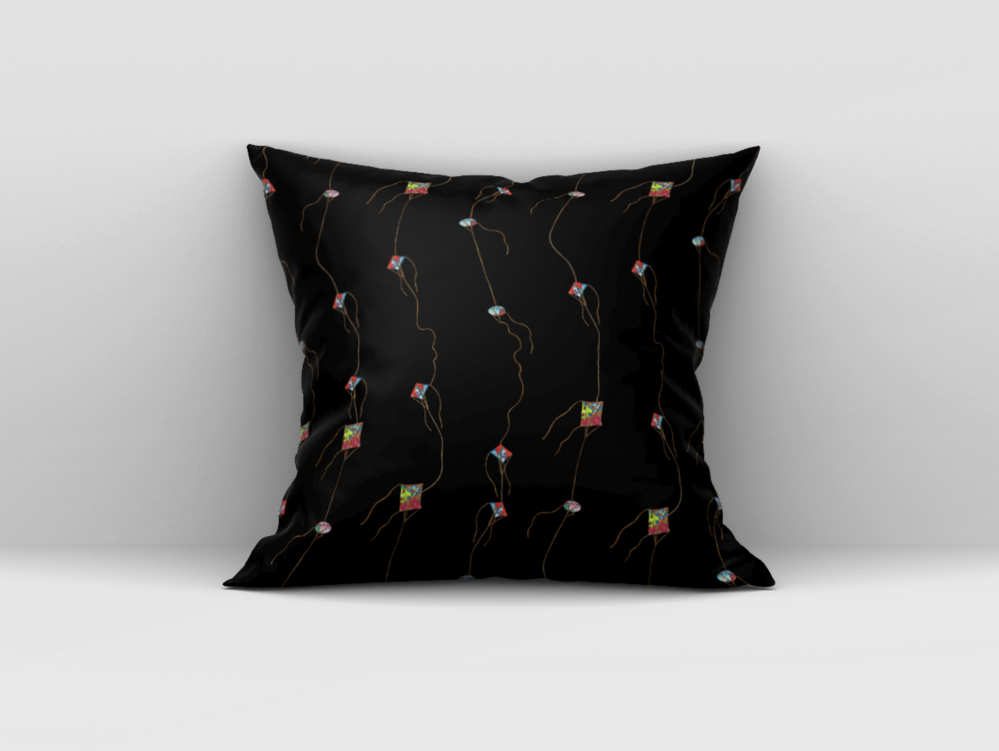 Flying kites cushion