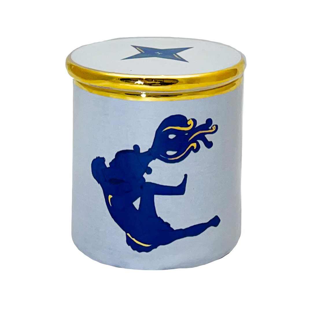 Scented ceramic candle Aquarius