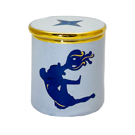 Scented ceramic candle Aquarius