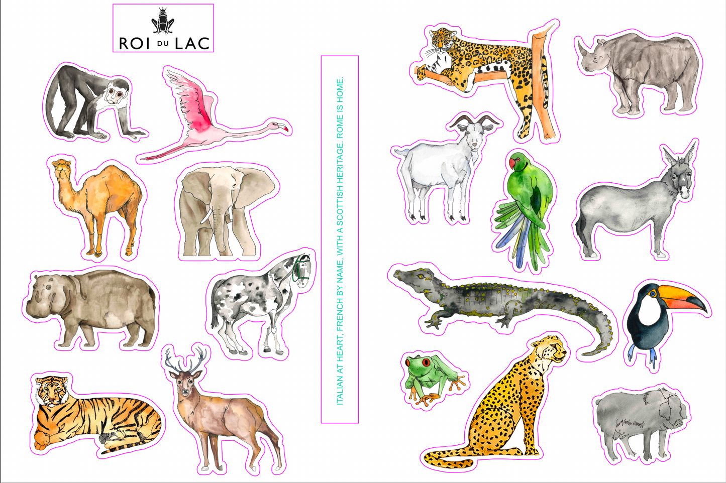 Animals stickers