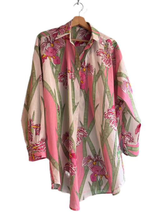 Shirt Japanese Flowers and Herbs