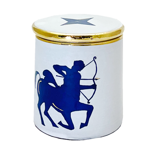 Scented ceramic candle Sagittarius